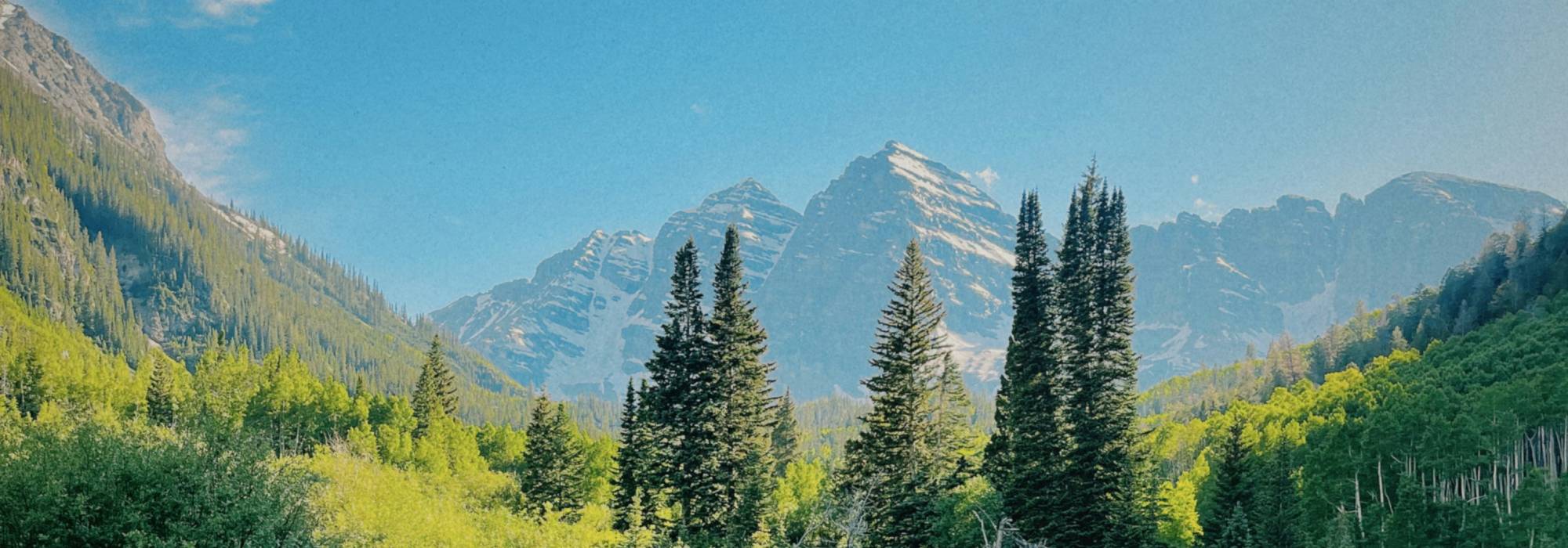 spring at maroon bells