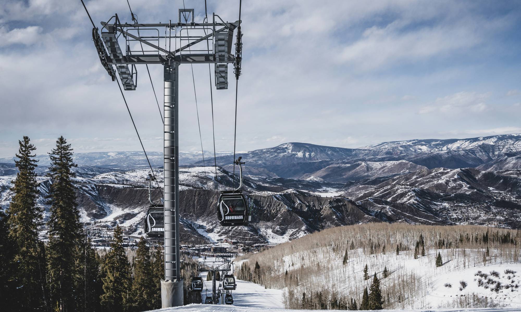 Views from aspen gondola